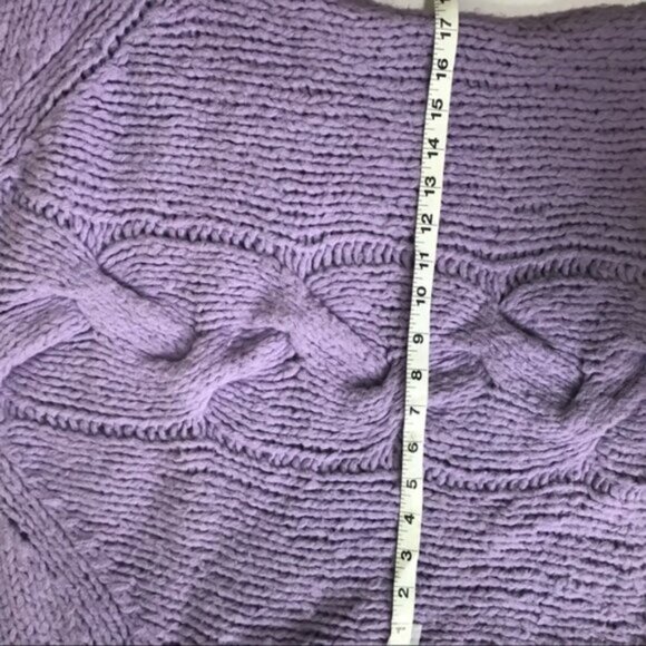 Deane &White Vintage Y2K Hand Knit Cable Chunky Sweater Wool Coastal Fisherman L - Picture 14 of 16